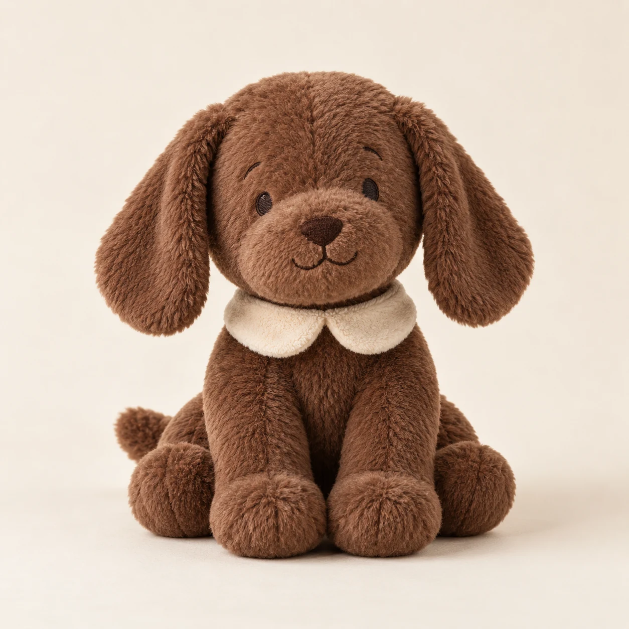 Cocoa Pudding Pup in Cocoa brown & cream
